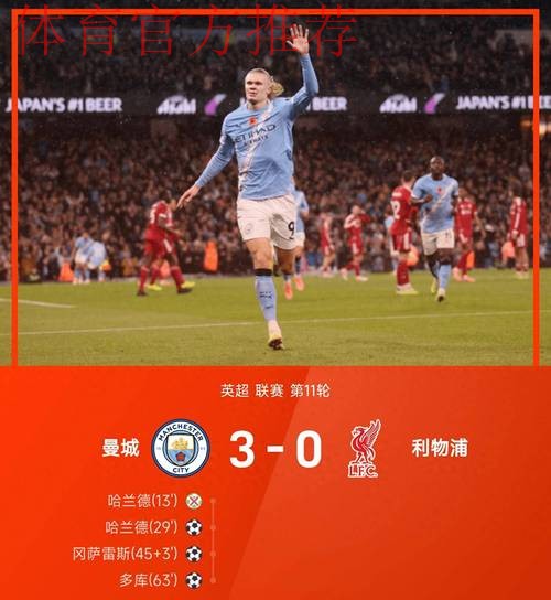 曼城3-0利物浦距榜首4分 哈兰德破门多库世界波